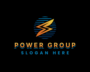 Power Cable - Lightning Bolt Power Letter S logo design
