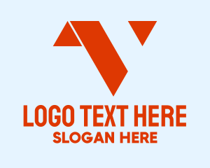 Letter V - Minimalist Letter V logo design