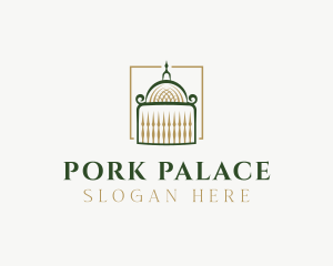 Oriental Palace Dome logo design