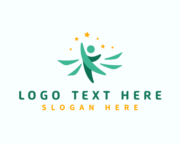 Motivational Speaker - Leadership Success Star logo design