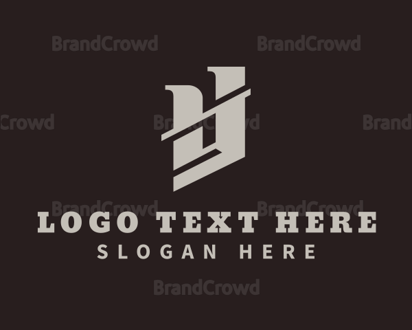 Elegant Stylish Business Letter Y Logo