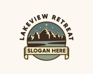 Lake - Lake Mountain Summit logo design