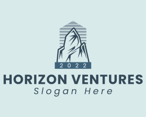 Horizon - Simple Mountain Summit logo design
