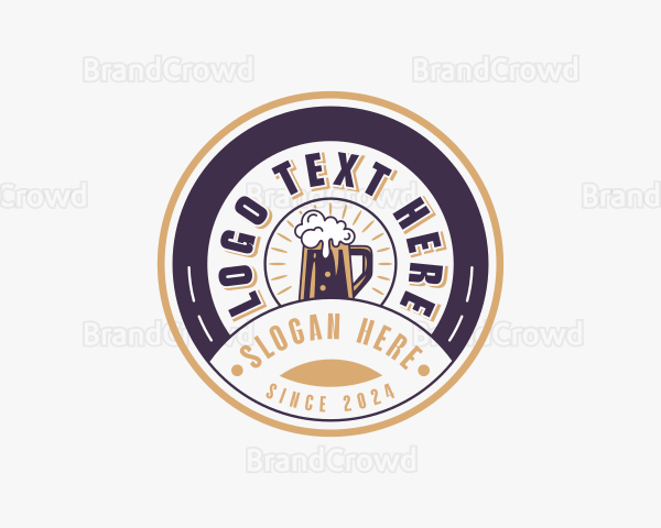 Beer Pub Liquor Logo