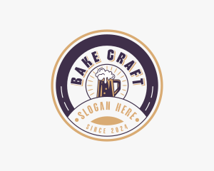 Beer Pub Liquor logo design