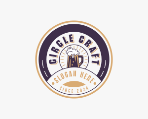 Beer Pub Liquor logo design