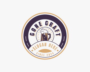 Beer Pub Liquor logo design