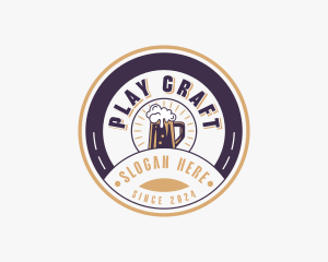 Beer Pub Liquor logo design