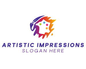 Art Paint Palette  logo design