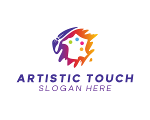 Art Paint Palette  logo design