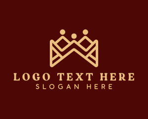 Pageant - Gold Crown Boutique logo design