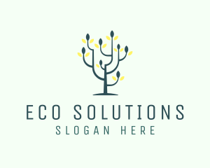 Ecology - Organic Flower Tree logo design