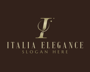 Luxury Jewelry Boutique Letter I logo design