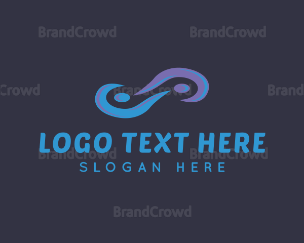 Infinity Loop Abstract Logo