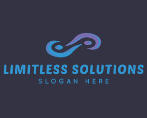 Unlimited - Infinity Loop Abstract logo design