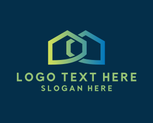 House - Eco Housing Property logo design