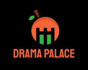 Orange Fruit Castle logo design