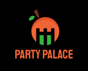 Orange Fruit Castle logo design