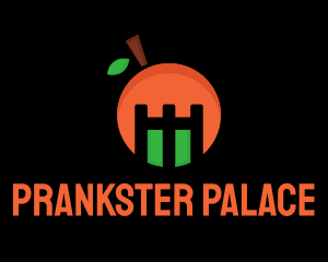 Orange Fruit Castle logo design