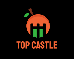 Orange Fruit Castle logo design