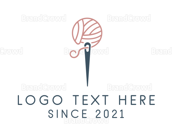 Crochet Thread Needle Logo