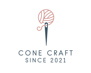 Crochet Thread Needle  logo design