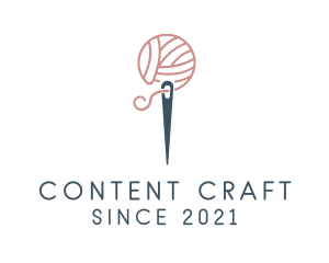 Crochet Thread Needle  logo design