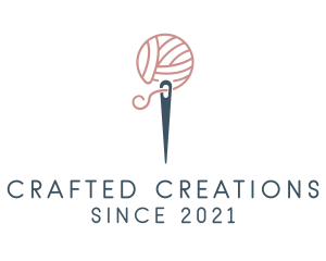 Crochet Thread Needle  logo design