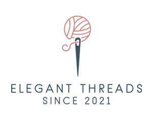 Crochet Thread Needle  logo design