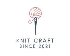 Crochet Thread Needle  logo design