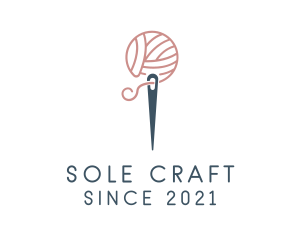 Crochet Thread Needle  logo design