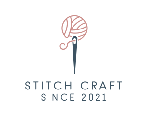 Crochet Thread Needle  logo design