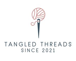 Crochet Thread Needle  logo design