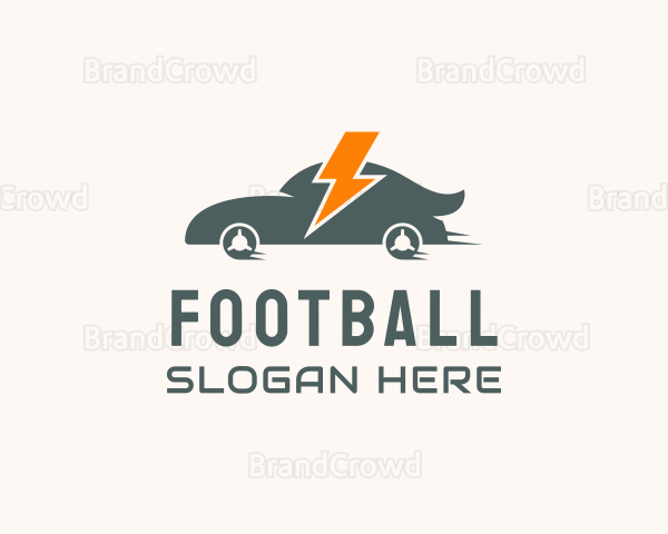 Electric Car Transport Logo