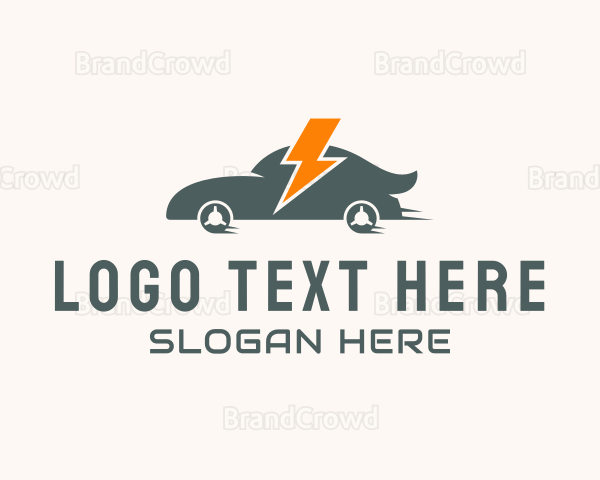 Electric Car Transport Logo