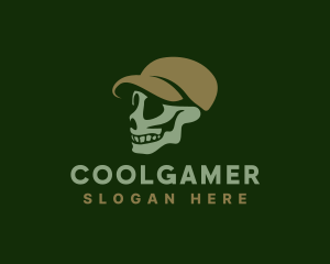 Spooky Skull Cap Logo