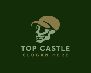 Spooky Skull Cap Logo