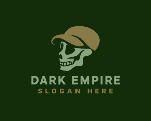 Spooky Skull Cap logo design