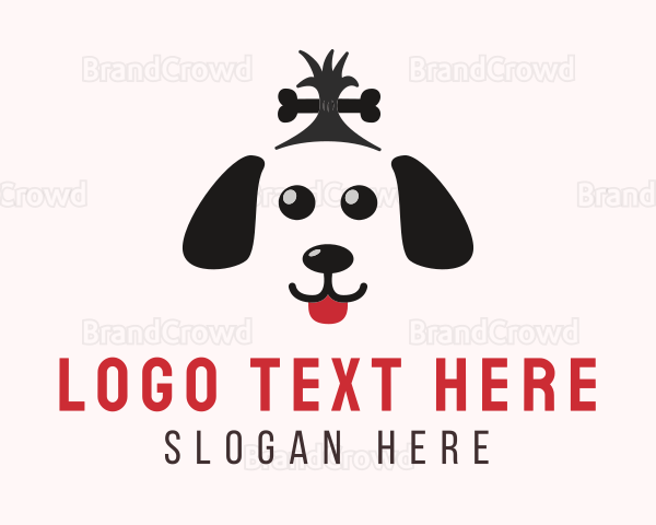 Dog Grooming Stylist Logo