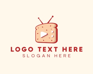 Television - Television Media Sandwich logo design