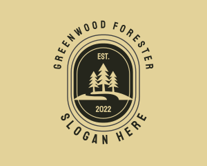 Pine Tree Forest logo design