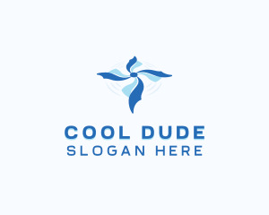 Cool Air Conditioning logo design