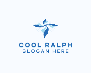 Cool Air Conditioning logo design