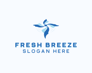 Breeze - Cool Air Conditioning logo design