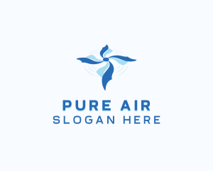 Cool Air Conditioning logo design