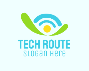 Router - Router Internet Wifi logo design