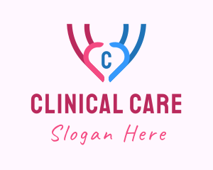 Hand Heart Healthcare logo design