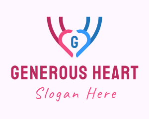 Hand Heart Healthcare logo design