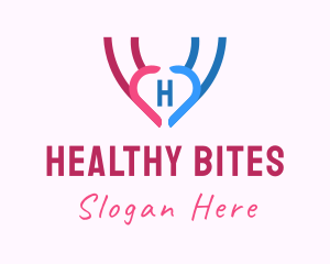 Hand Heart Healthcare logo design