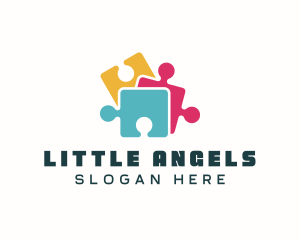 Kindergarten Jigsaw Puzzle  logo design